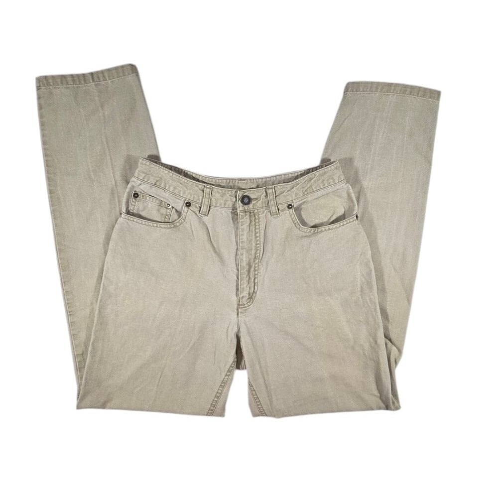 Vintage 90s Patagonia Organic Cotton High Rise Straight Leg Jeans Women's sz 10